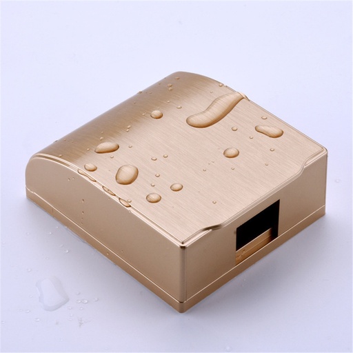 [32914598326-TW] 高質量的1pcs 86Type防水盒，用於86*86mm牆壁開關和插座97*122*43mm