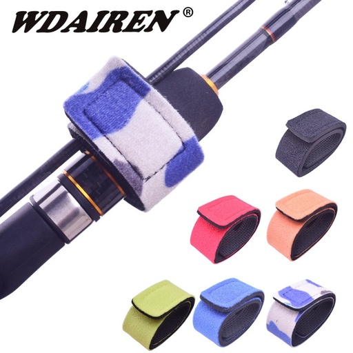 [32919215031-TW] 1PC可重複使用的釣魚竿綁帶夾吊帶吊帶固定器掛鉤循環纜線繩索釣魚TAC