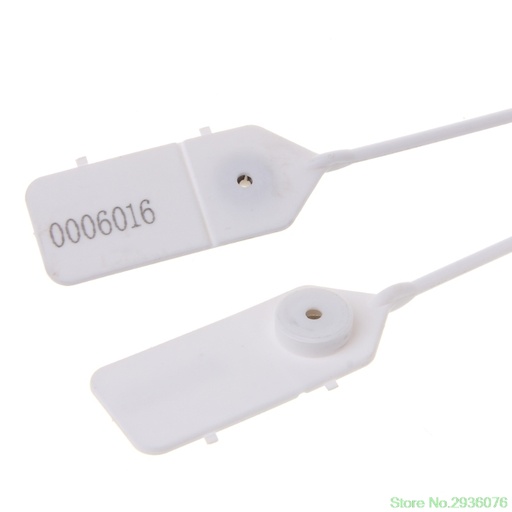 [32923667845-TW] 50pcs 0-50 diy尼龍電纜綁紮緊密的安全線物流自鎖密封件降船11