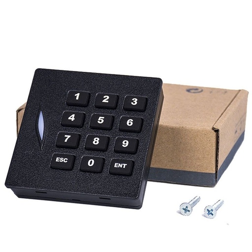 [32929423556-TW] 室外密碼PIN代碼RFID接近訪問控制讀取器125KHz ID卡EM TAG KEYFOB讀取器f