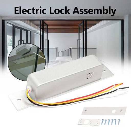 [32958522966-TW] 12/24V電延遲鎖組件螺線管鎖舌用於門抽屜鋁合金超低t