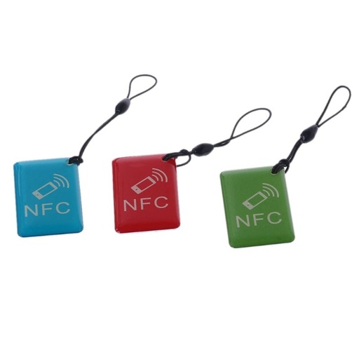 [32959171541-TW] 防水1PCS NTAG215 NFC標籤貼紙手機可用粘合標籤RFID標籤25mm巡邏隊參加