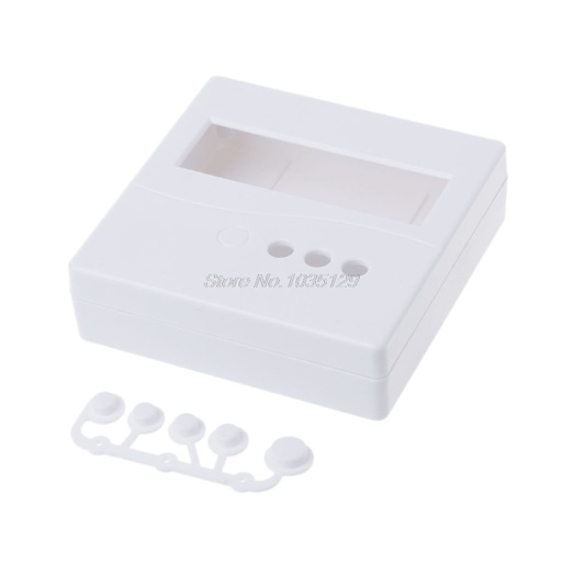 [32959746532-TW] 86 DIY LCD1602儀表測試儀的86塑料項目盒外殼帶有鈕扣gzz Dropship