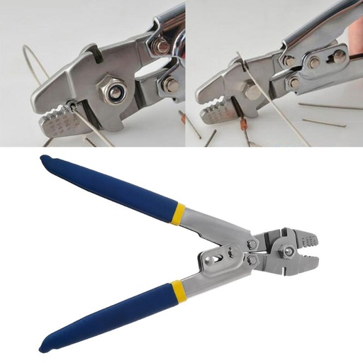 [32963093694-TW] WXS-255鉗子繩繩索用於壓接釣魚線電纜工具夾壓接機手工工具260mm