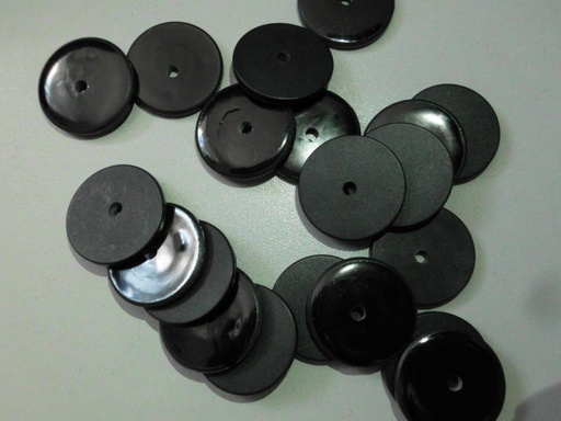 [BUTUHFLAUNDRY-TW] RFID UHF 860-960MHz EPC 96-bit Laundry Button Tag for Clothing Heat Resistant Round