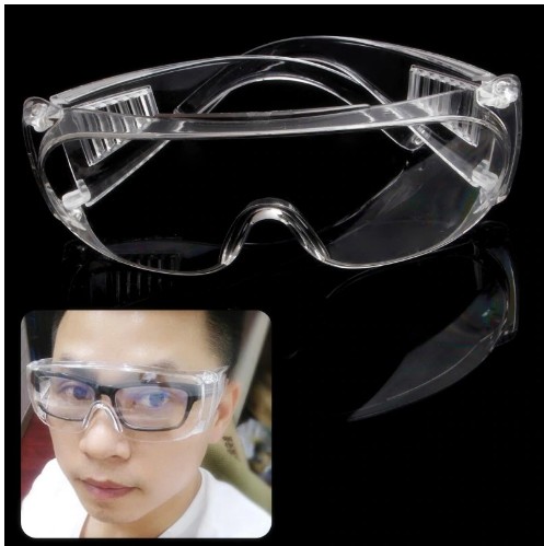 [COVID-19-GOGGLE-TW] 新的透明排氣安全護目鏡眼保護保護實驗室防霧眼鏡