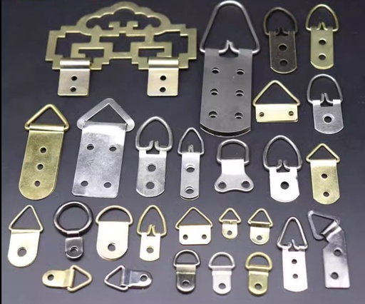 [d-ring-hanger-TW] 單孔D環/三角形帶吊架帶螺釘100pcs/pack