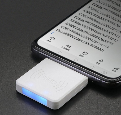 [HC-PHR-TW] Micro RFID電子卡讀取器USB端口支持OTG UHF Android電話口袋