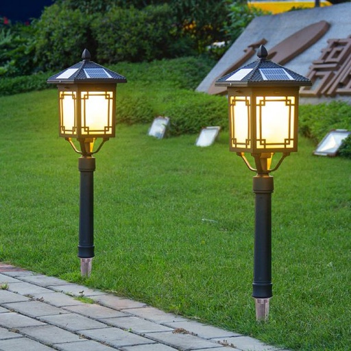 [light07-TW-TW] 太陽能燈戶外庭院燈led戶外防水草地燈地插式家用花園別墅草坪燈