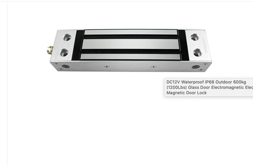 [NORDS10092220-TW] DC12V防水IP68室外600kg（1200磅）玻璃門電磁電磁門鎖