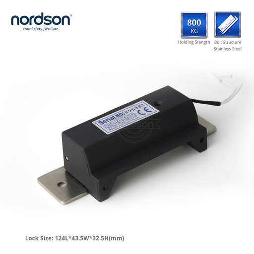 [NORDS10092224-TW] 故障安全 /故障安全12VDC不銹鋼窄嘴ANSI不銹鋼鎖