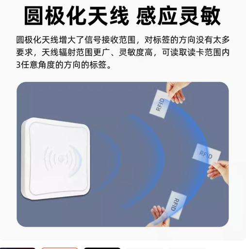 [reader-UHF-STX-3-TW] rfid天線超高頻圓極化高增益物聯網天線分體式讀寫器無源射頻天線