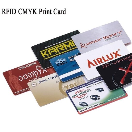 [RFIDCUSTOMPRINT-TW] Custom Production RFID Card +Printing Graphics Logo Standard Size 125KHz/13.56 MHz