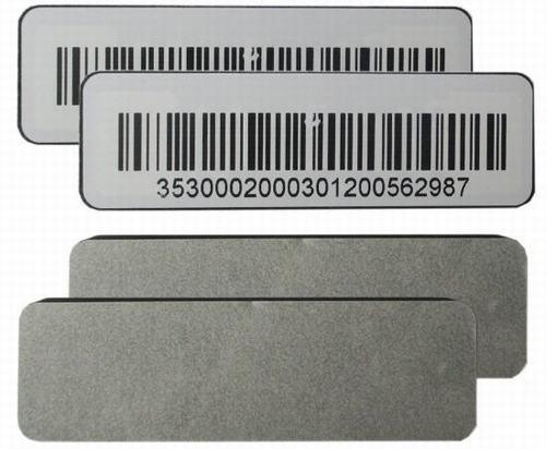 [RFIDFoamTag-TW] 帶條形碼標籤的RFID UHF抗金屬泡沫