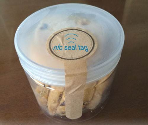 [RFIDFoodLabel-TW] NFC防篡改防護反應RFID食品標籤食品包裝印章標籤