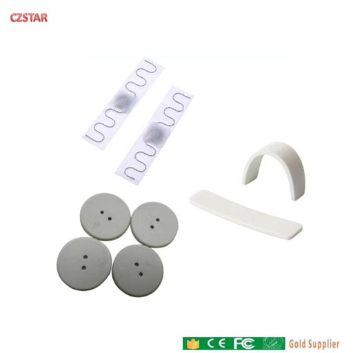 [RFIDUHFTAGCLOTH-TW] 10pcs/Pack免費送貨便宜的紡織品可重複使用的矽膠RFID UHF被動標籤柔軟的洗衣標籤BU