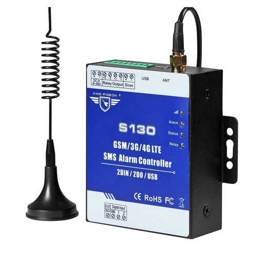 [S1304-TW] GSM 4G SMS警報控制器用於GSM訪問控制系統GSM開啟器自動監視肺門控制
