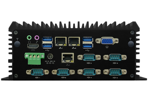 [SENKE101118570016-TW] WiFi/4G模塊可選RS232 RS485鋁合金桌面/嵌入式12V無風扇工業迷你計算機