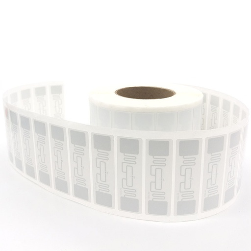 [UHFLABELH3-TW] 500pcs UHF RFID標籤AZ 9662 H3芯片ISO 18000-6C 915MHz被動RFID UHF貼紙標籤尺寸：73*23mm