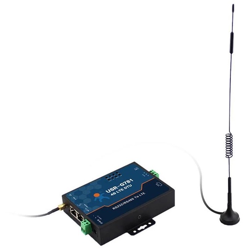 [USR-G781-TW] 工業4G LTE調製解調器USR-G781串行端口RS232 RS485到以太網服務器轉換器IoT設備