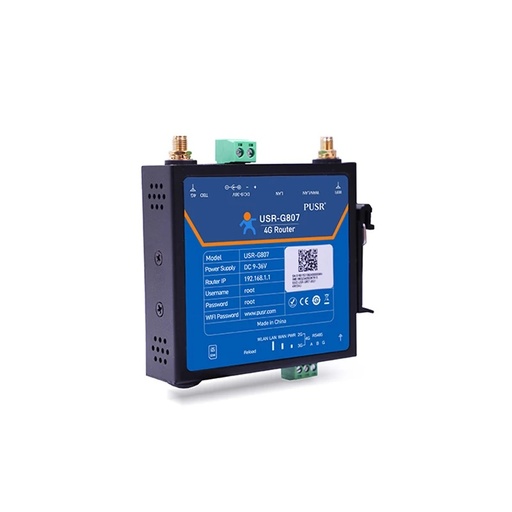 [USR-G807-1-TW] 工業4G LTE路由器歐盟頻率USR-G807 IoT設備串行端口RS485 LAN到WIFI轉換器支持Modbus RTU TOTCP