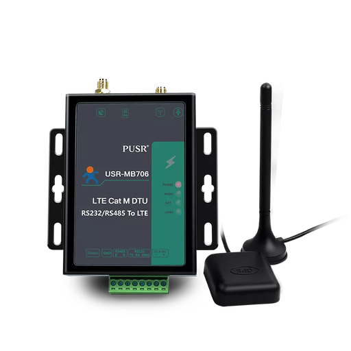 [USR-MB706-TW] USR-MB706 RS232 RS485至4G LTE CAT M1 CAT-NB2 EGPRS串行轉換器帶有GNSS DTU IOT設備支持ModBus