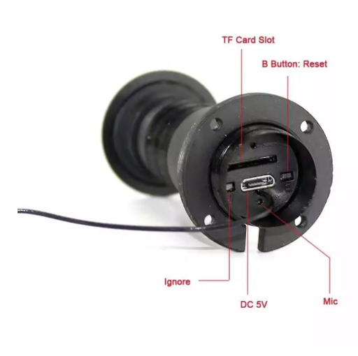 [V380-TW] V380門眼孔安全1080p HD 1.7毫米鏡頭廣角Fisheye CCTV網絡迷你窺視孔門WiFi Camera P2P ONVIF